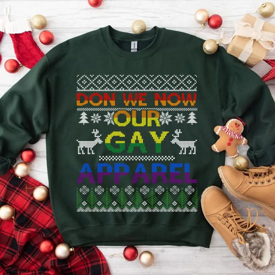 Don We Now Our Gay Apparel, Standard Crew Necklace, Gift For LGBT Lesbian Gay Community | 311IHPBNTS1111