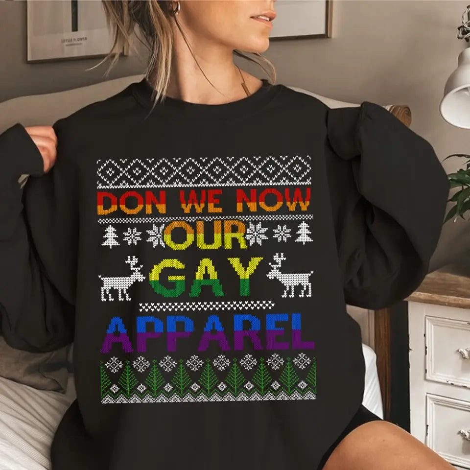 Don We Now Our Gay Apparel, Standard Crew Necklace, Gift For LGBT Lesbian Gay Community | 311IHPBNTS1111