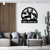 Custom Deer Duck And Bass Fishing, Metal Wall Art, Home Decor, Hunter Xmas Gift | 311IHPBNMT1154