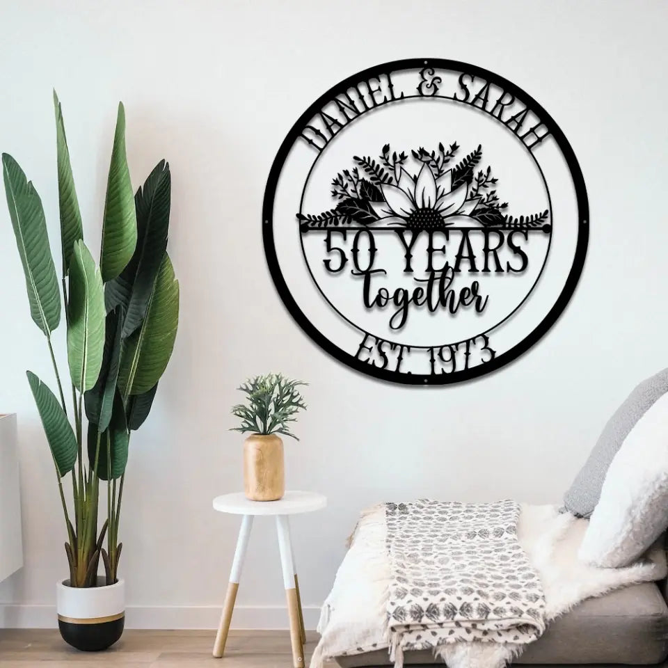 To Many More Years Together Custom Metal Signs Anniversary Gift For Couple