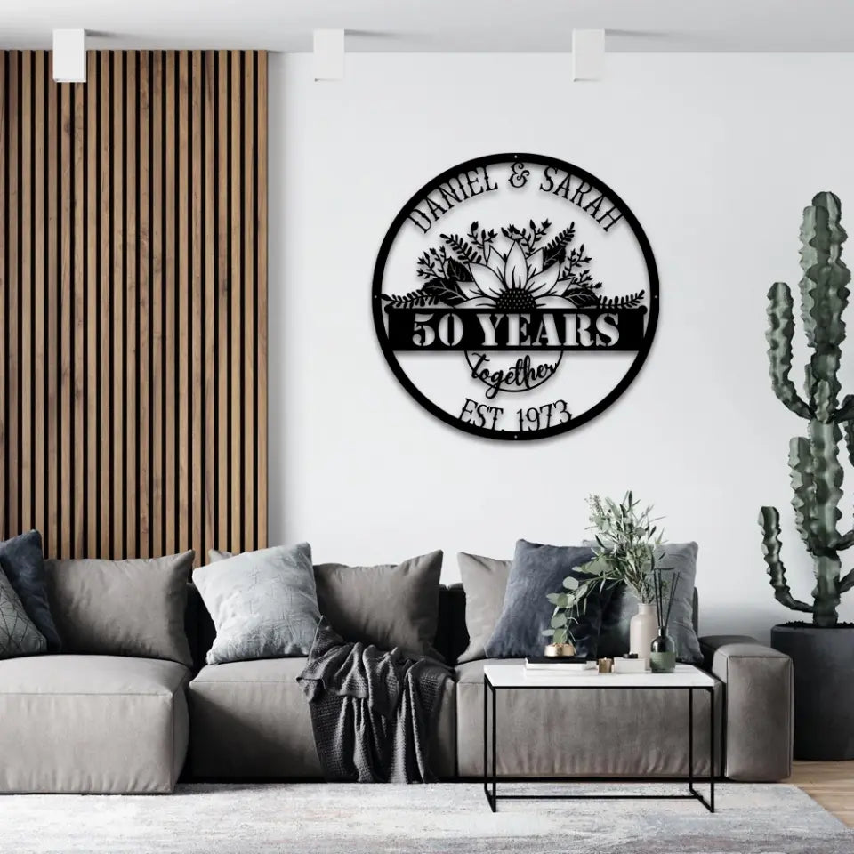 To Many More Years Together Custom Metal Signs Anniversary Gift For Couple