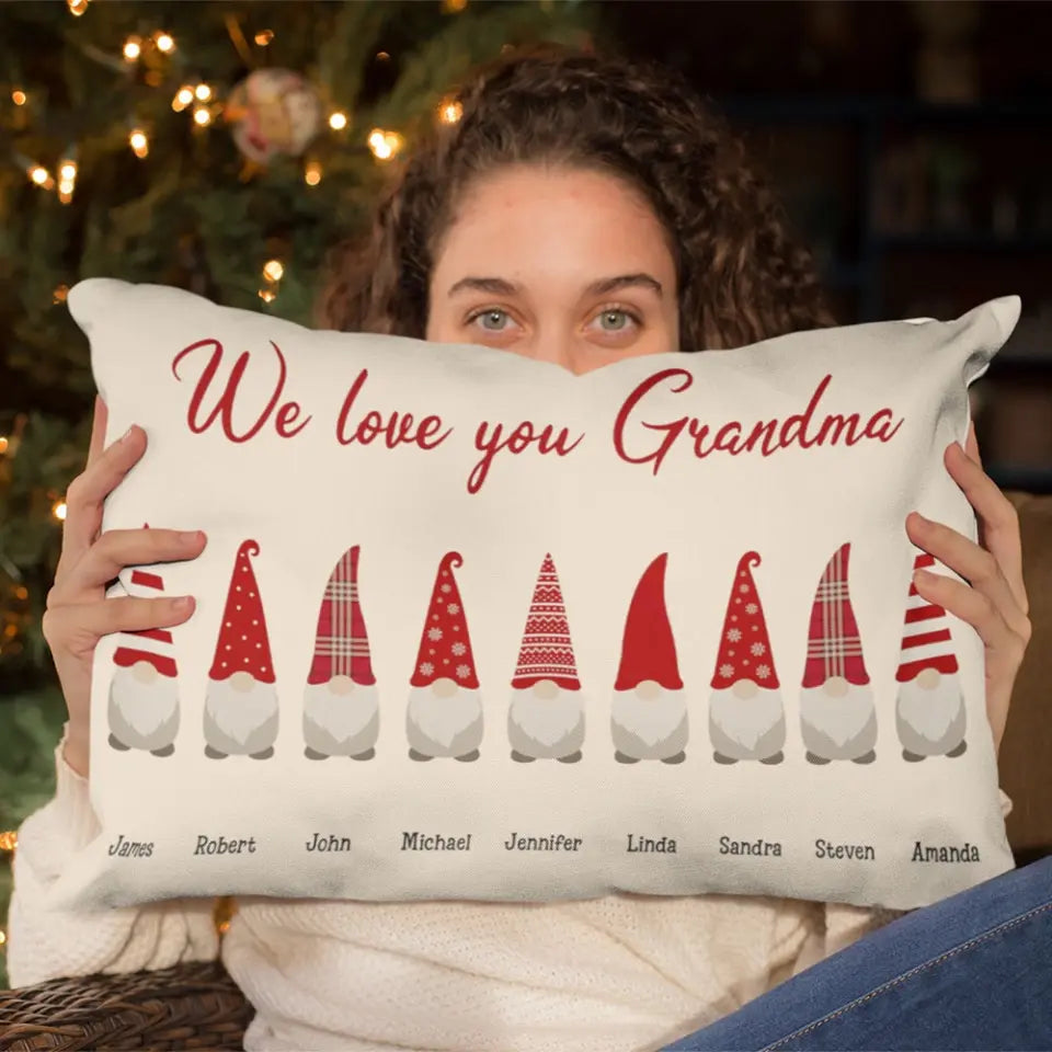 Gnomes At Christmas Gnome For The Holidays Custom Retangular Pillow Christmas Gift