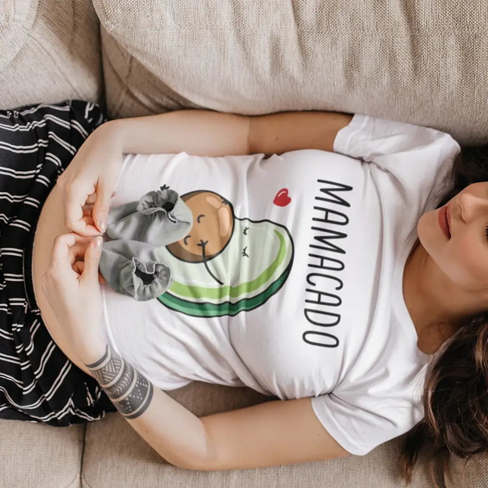 Mamacado - New Mom - Mom to be Gift - T-shirt - Special Gift For Pregnant Mom, Wife