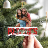 Sister Besties Forever, Custom Shape Acrylic Ornament, Christmas Gift For Friends, Besties | 310IHPBNOR1131