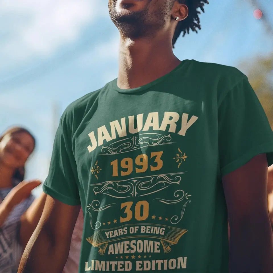 Years Of Being Awesome Personalized T-shirt