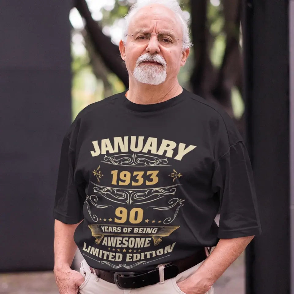 Years Of Being Awesome Personalized T-shirt