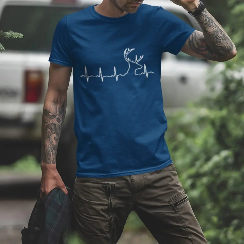 Heartbeat of Hunting, Deer Hunting and Heartbeat Shirts