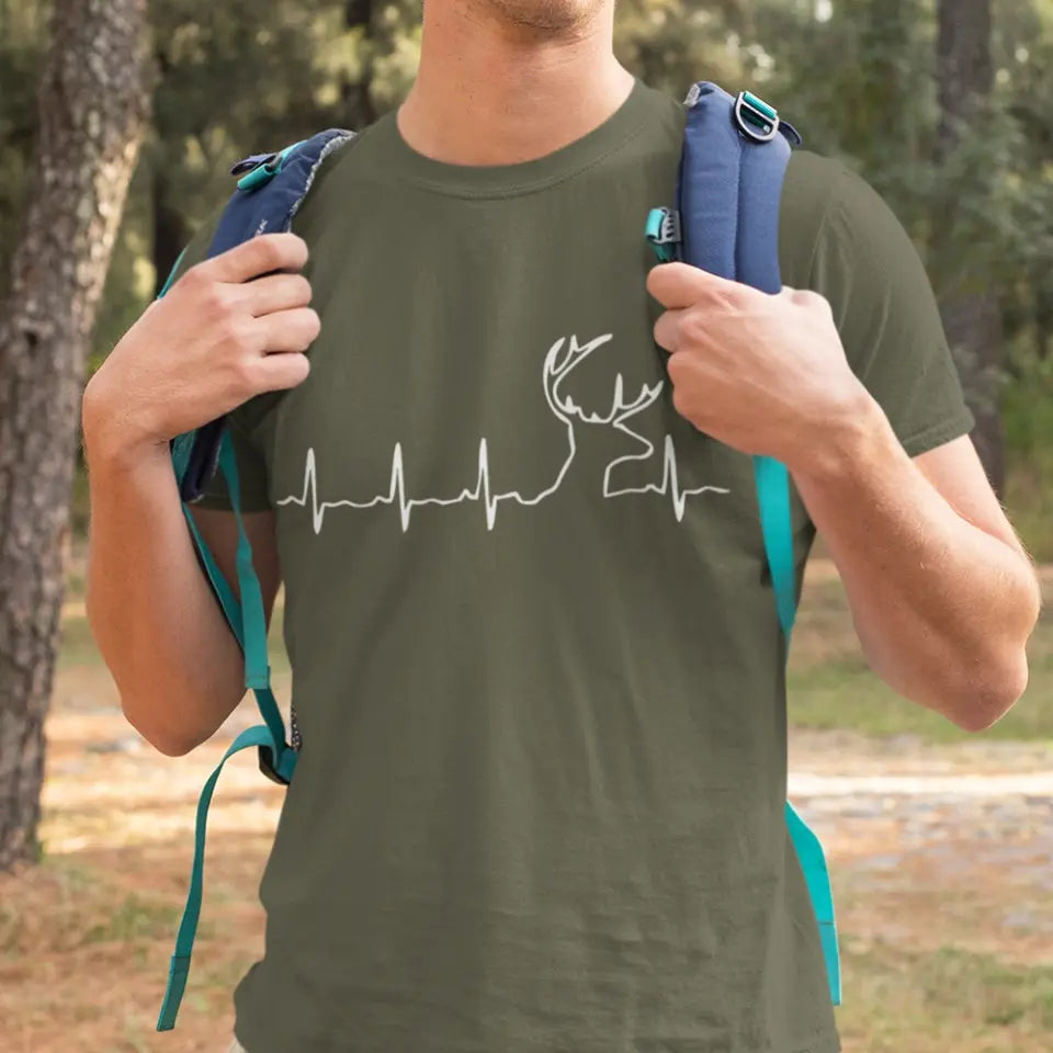 Heartbeat of Hunting, Deer Hunting and Heartbeat Shirts