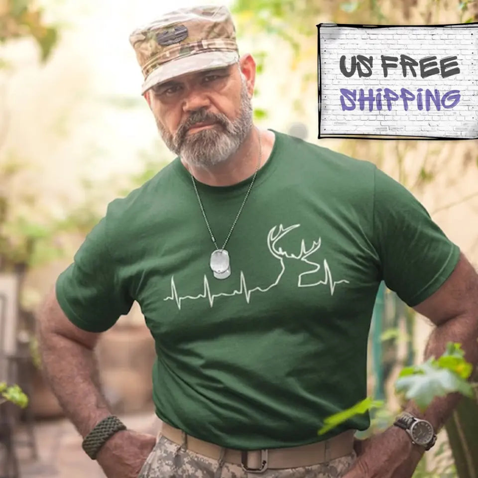 Heartbeat of Hunting, Deer Hunting and Heartbeat Shirts