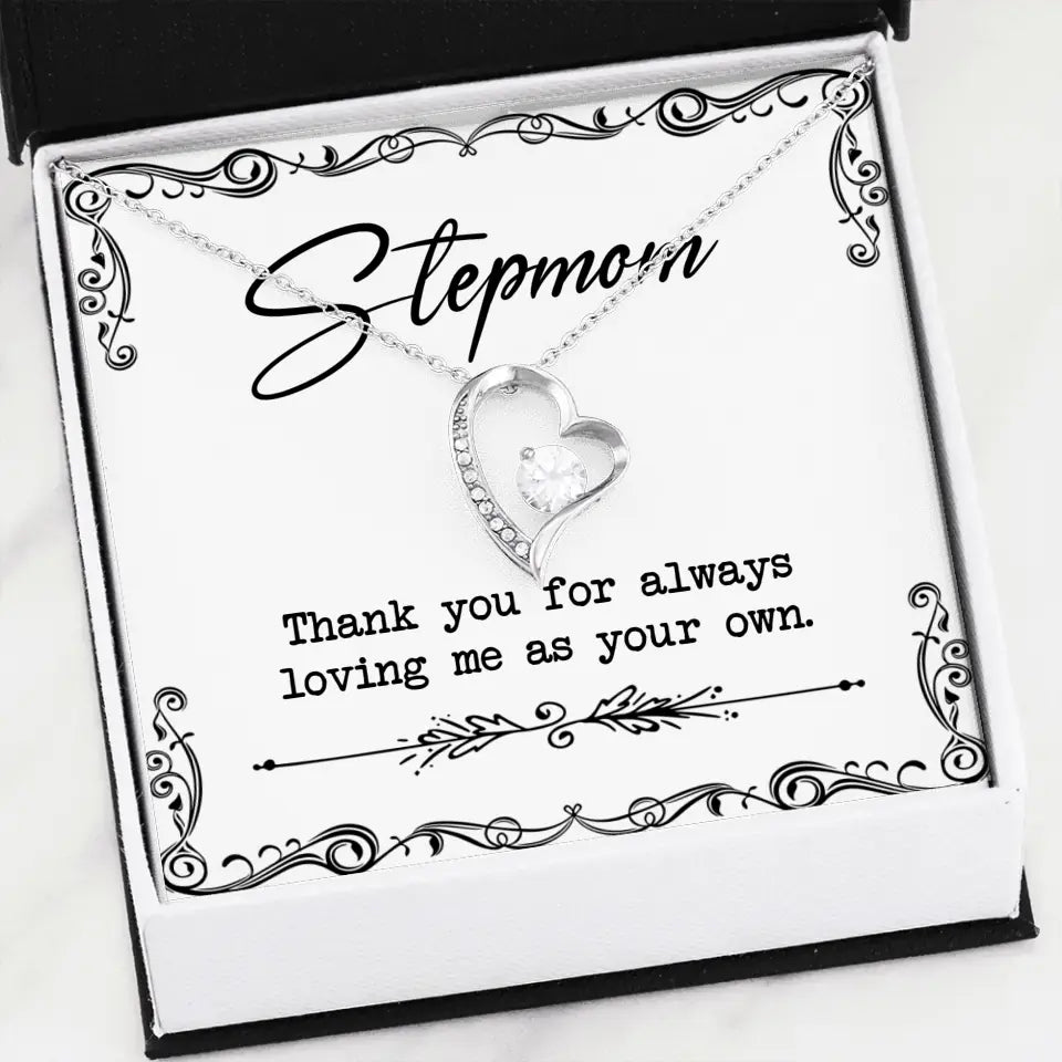 Thank You For Loving Me As Your Own, Meaningful Gift For Stepmom On Christmas Mother's Day | 312IHPNPJE1268
