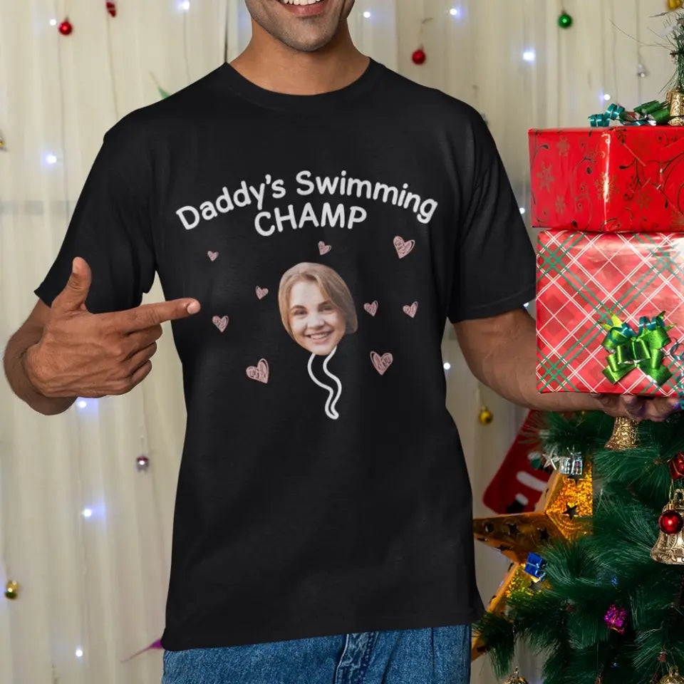 Daddy's Swimming Champs T-shirt