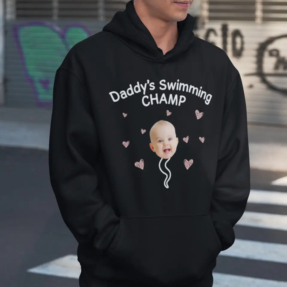 Daddy's Swimming Champs T-shirt