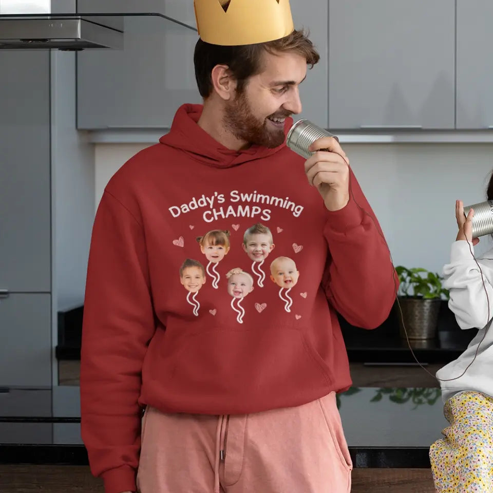 Daddy's Swimming Champs T-shirt