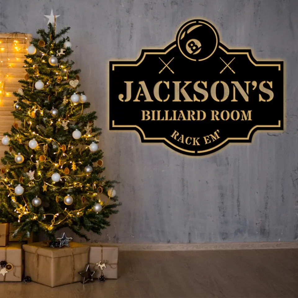 Pool Room Sign, Pool Wall Art, Billiard Room Sign, Custom Pool Table Sign