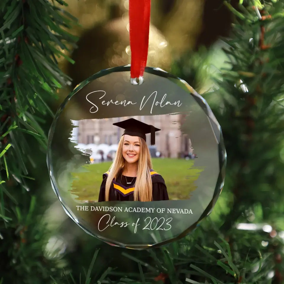Graduation Christmas Ornament, Glass Ornament, High School and College Class Graduate Gift
| 311IHPLNOR1255