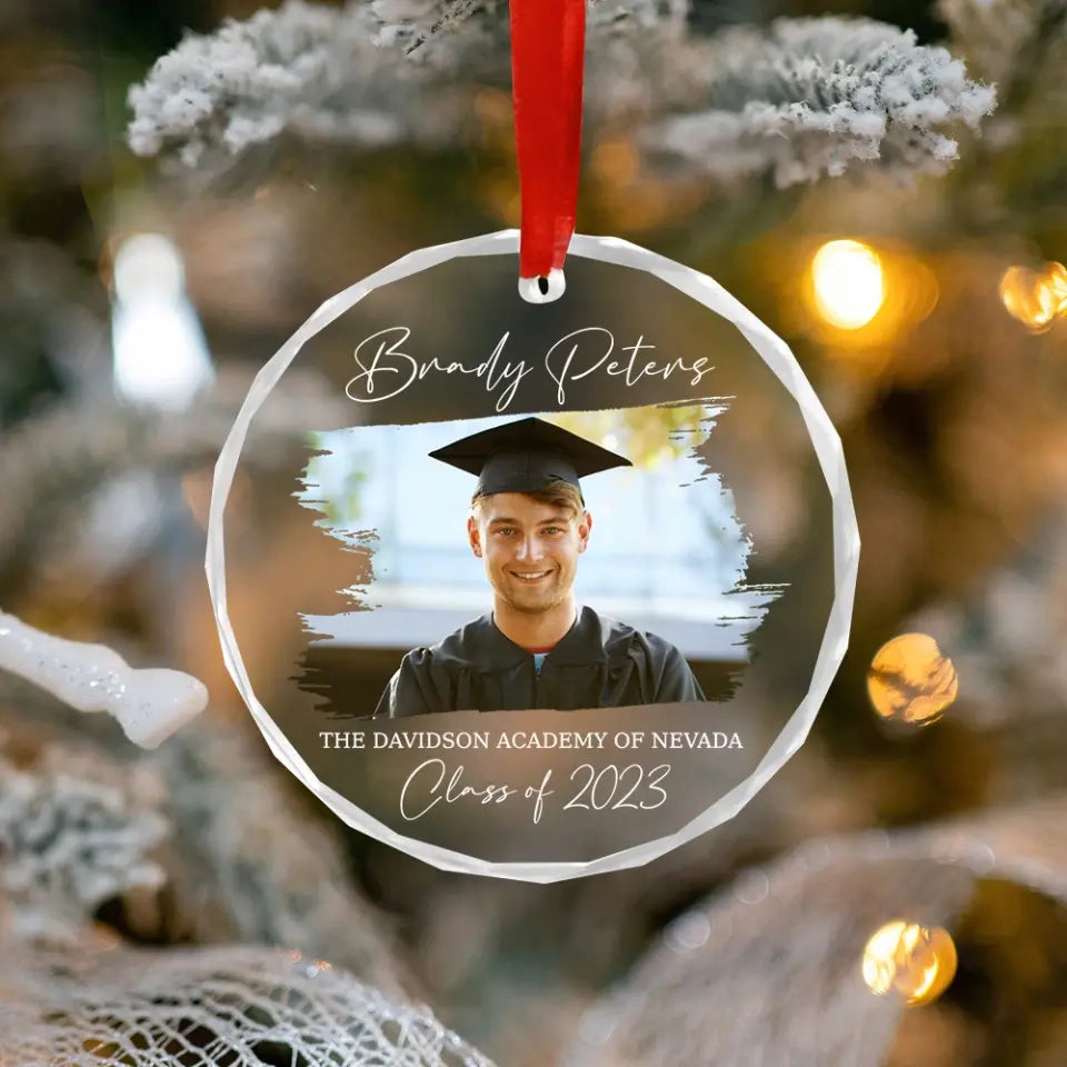 Graduation Christmas Ornament, Glass Ornament, High School and College Class Graduate Gift
| 311IHPLNOR1255