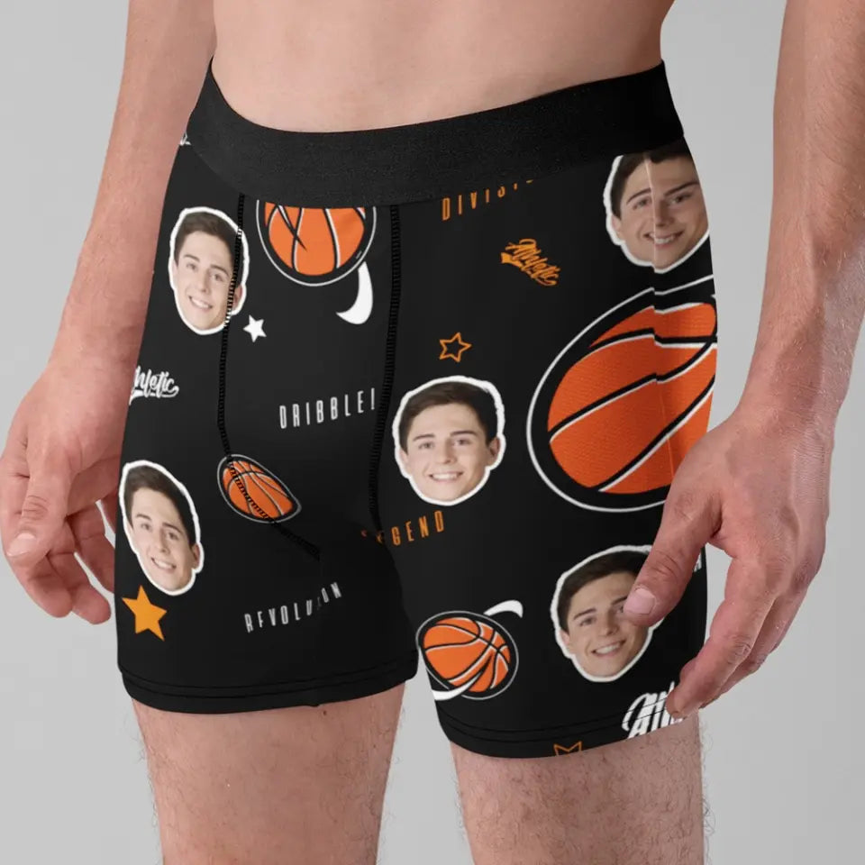 Basketball All-over Print Men's Boxer Briefs, Gift For Basketball Lovers | 312IHPNPMB1290