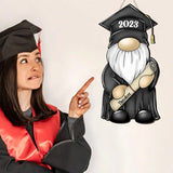 Graduation Gnomes, Wooden Sign Hanging, Congrats Grads The Sign Decorate | 311IHPBNRW1273