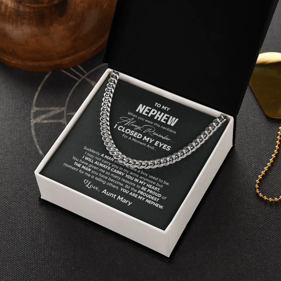 I Will Carry You In My Heart Link Chain