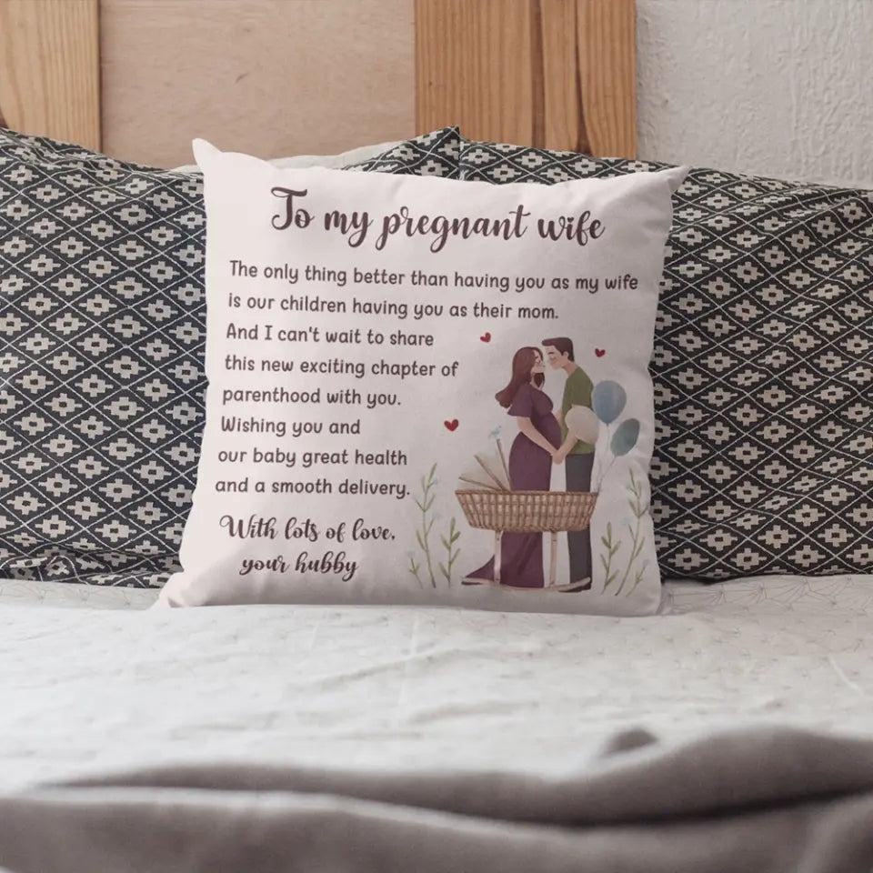 The Only Thing Better Than Having You As My Wife - Personalized Square Linen Pillow