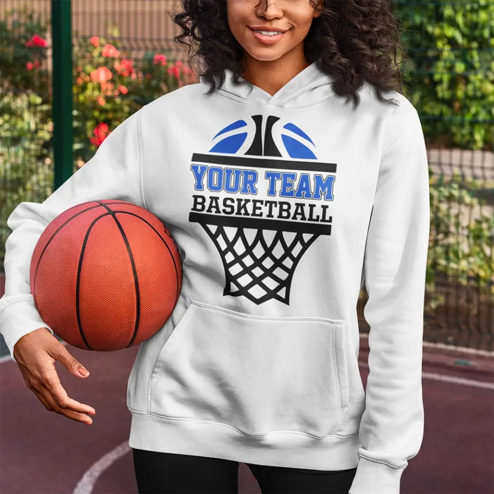 Custom Basketball Hoodie - Basketball Spirit T-Shirt