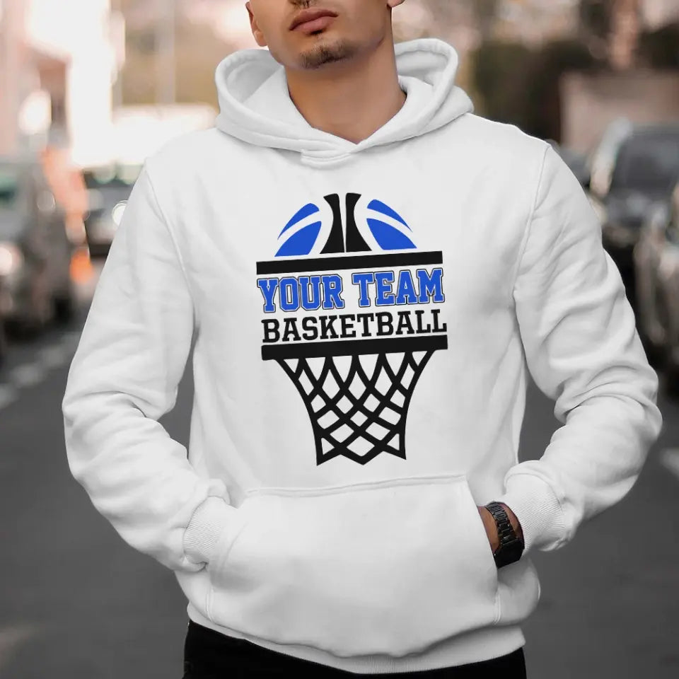 Custom Basketball Hoodie - Basketball Spirit T-Shirt