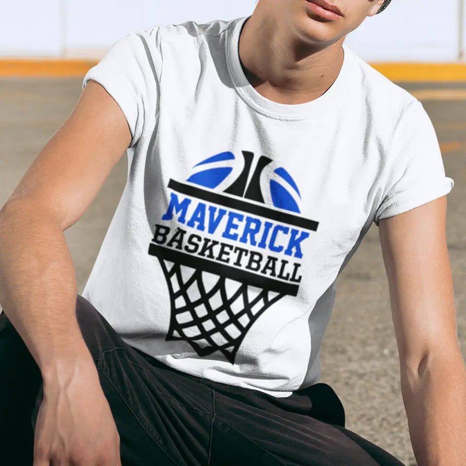 Custom Basketball Hoodie - Basketball Spirit T-Shirt