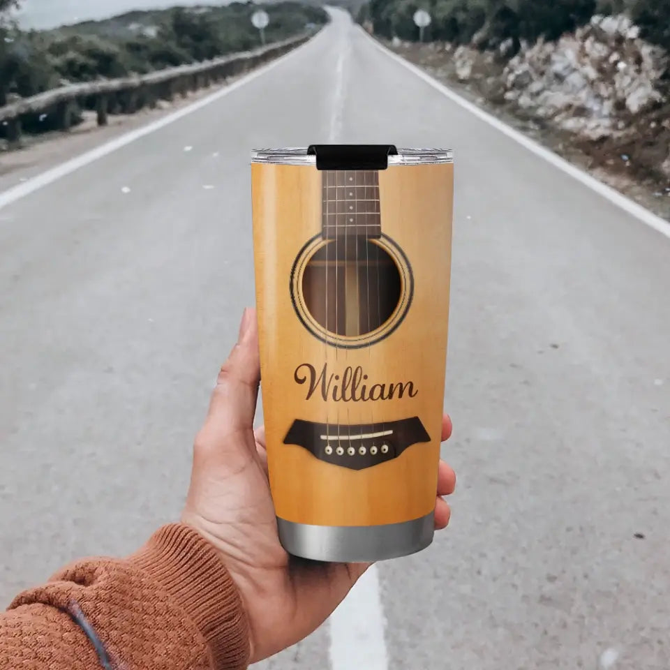 Guitarist Nutrition Facts Custom Tumbler Gift For Guitar Lovers