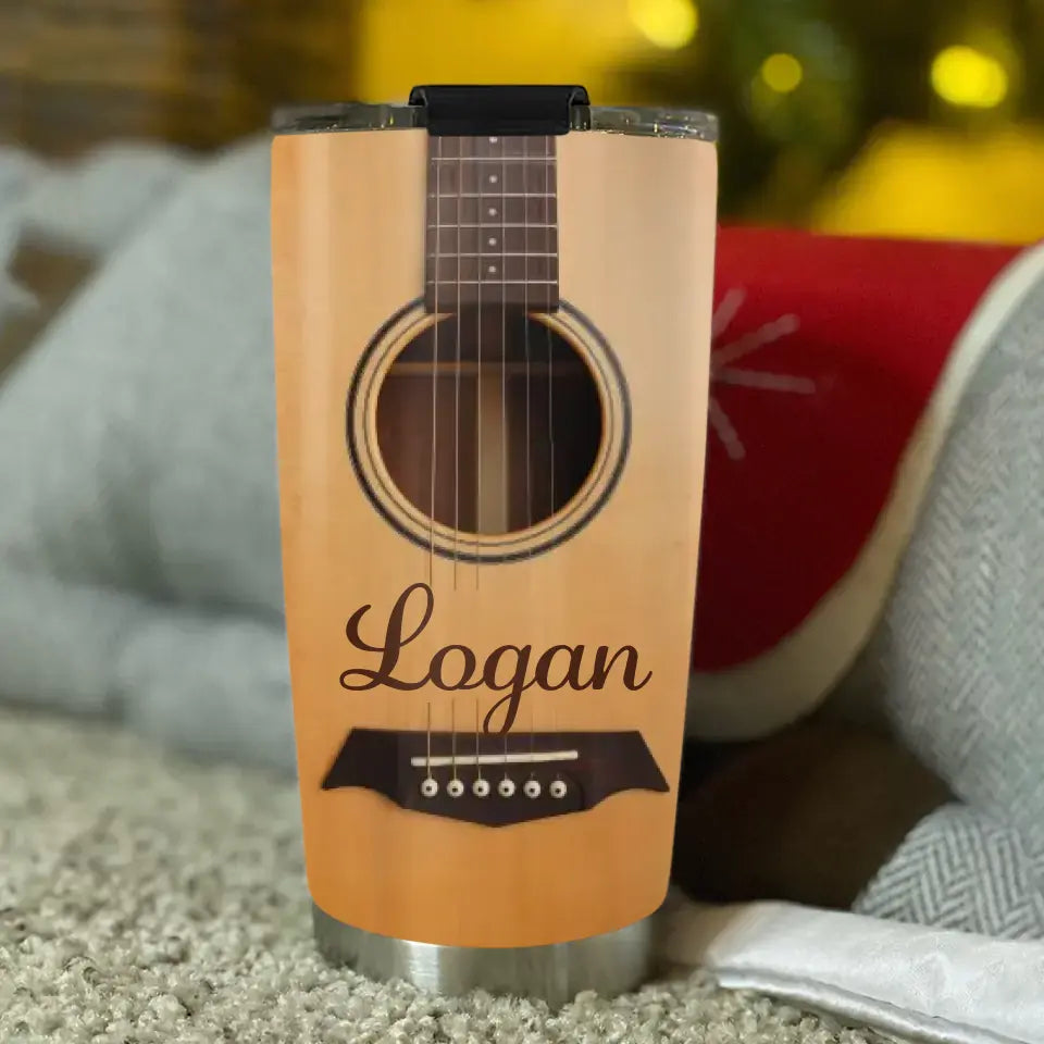 Guitarist Nutrition Facts Custom Tumbler Gift For Guitar Lovers