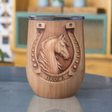 Just A Girl Who Loves Horses Personalized Tumbler
