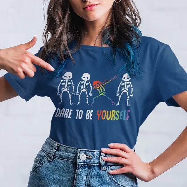 Dare To Be Yourself - Tshirt Sweater - Gift For LGBT Lesbian Gay Community | 306IHPNPTS735