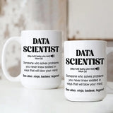 Data Scientist Description, 11oz 15oz White Mug, Gift For Scientist 
| 312IHPLNMU1335