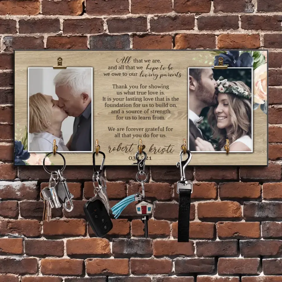 We Are Forever Grateful For All That You Do For Us Personalized Wooden Sign