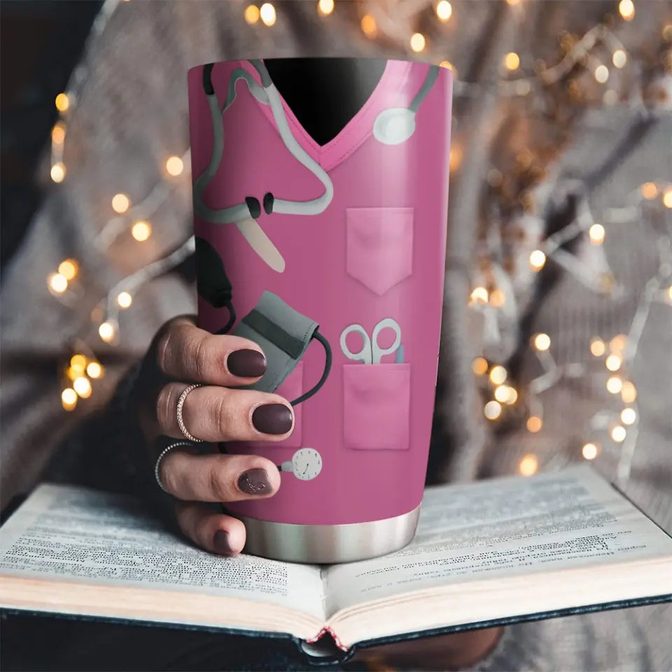 Nurse Nutrition Facts - Stainless Steel Tumbler - Gift For Nurse or Future Nurse