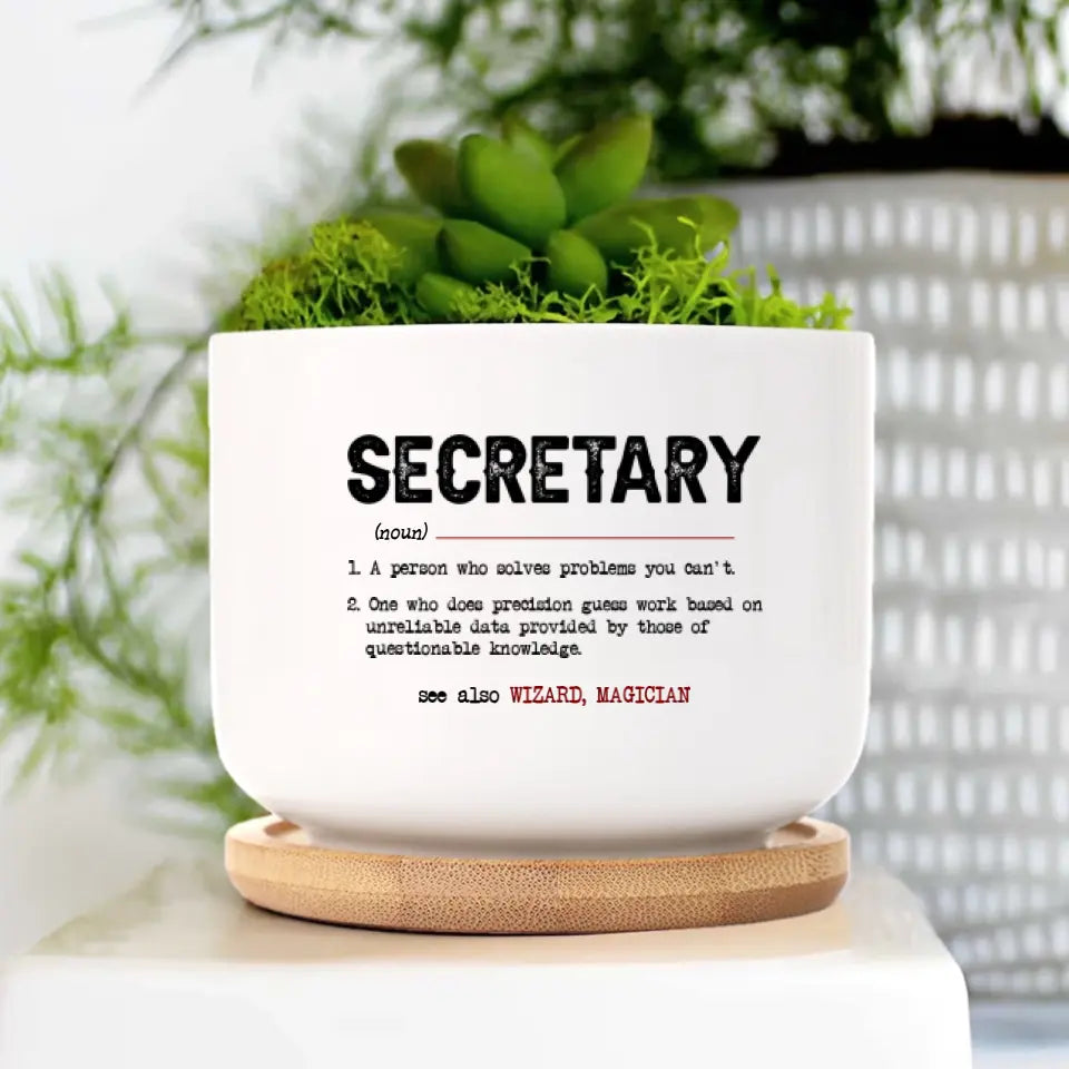 Secretary Special Plant Pot