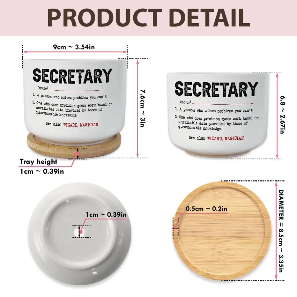 Secretary Special Plant Pot