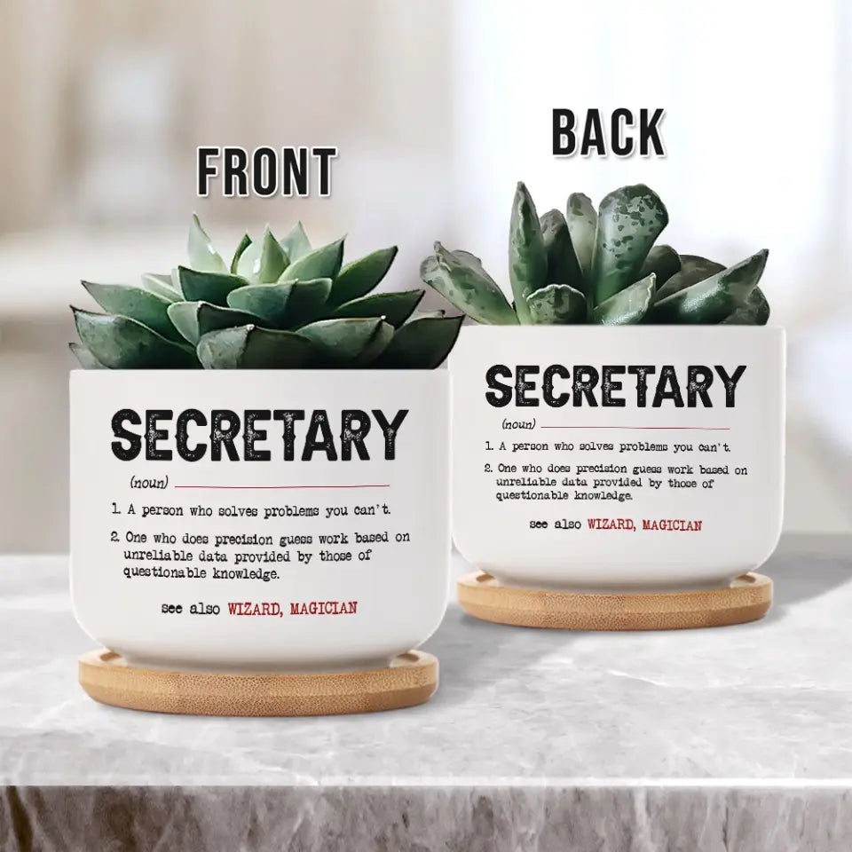 Secretary Special Plant Pot
