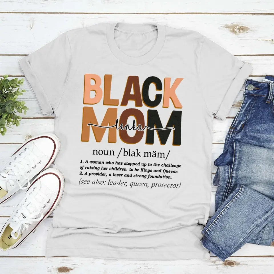Black Mom Leader Queen Protector Custom Shirt