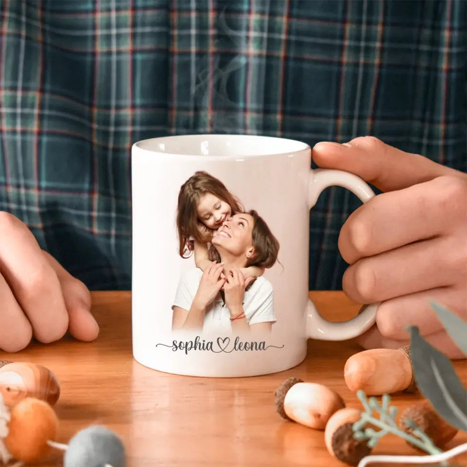 Best Autism Mom Ever Upload Photo White Mug