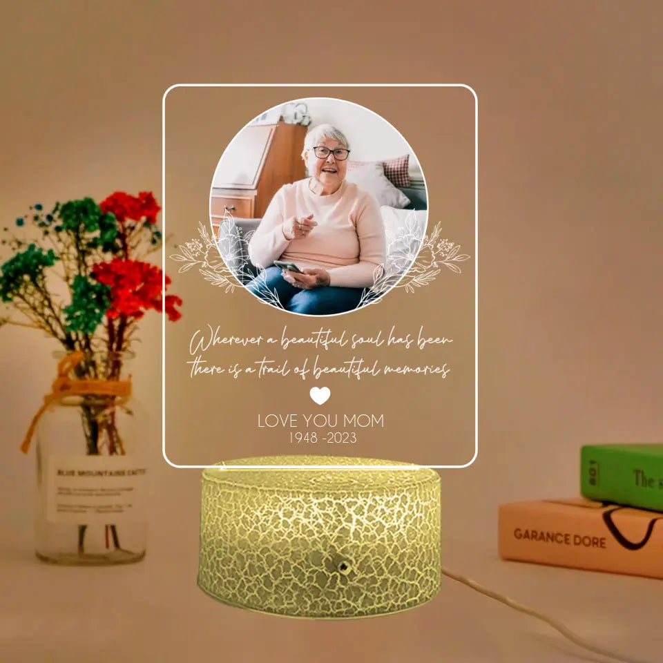 Wherever A Beautiful Soul Personalized Night Light