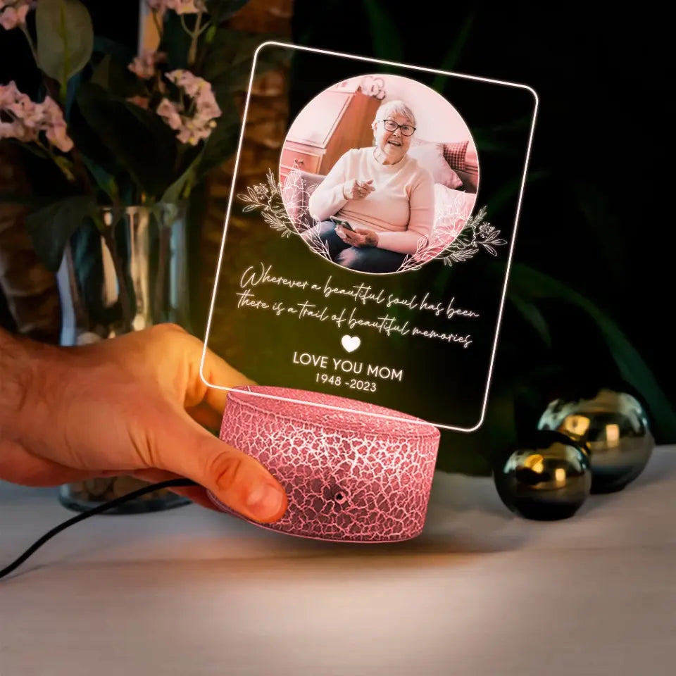Wherever A Beautiful Soul Personalized Night Light