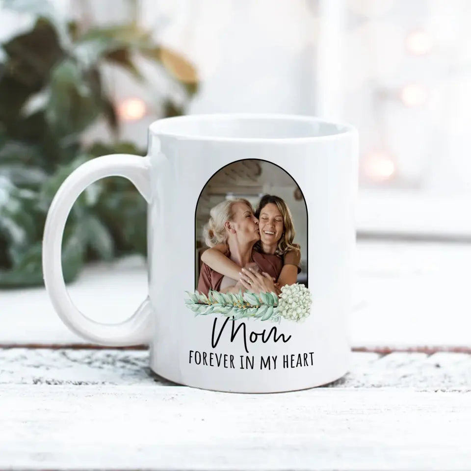 Hug In A Mug From My Mom Upload Photo Mug