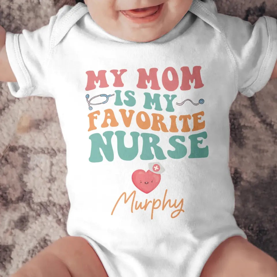 My Mom is My Favorite Nurse Gift for Nurse Mom for Birthday Mother's Day