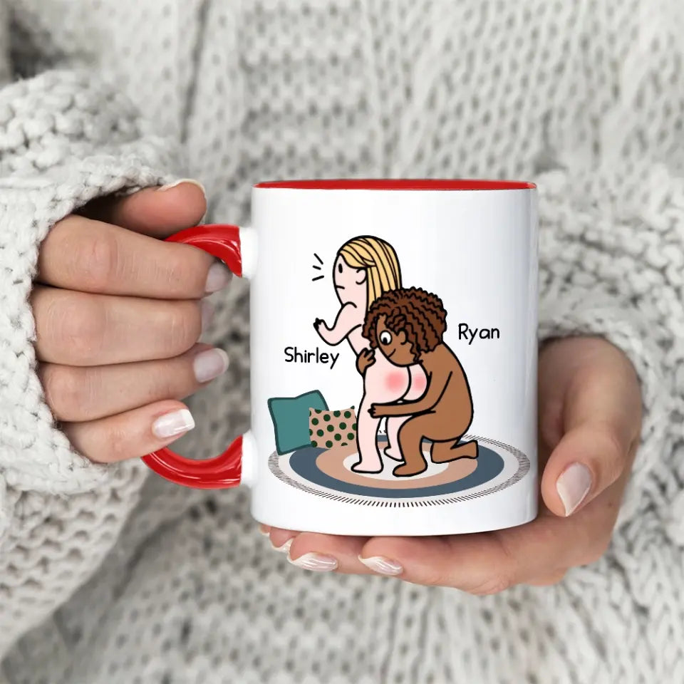 I Love Your Butt - Personalized Mug - Gift for Lesbians, Female Couples