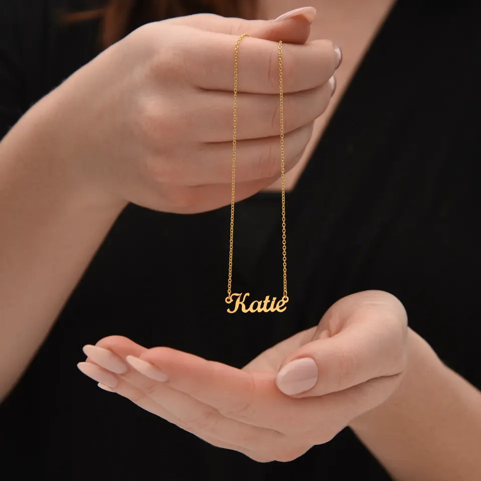 First Day Of The First Grade Custom Name Necklace