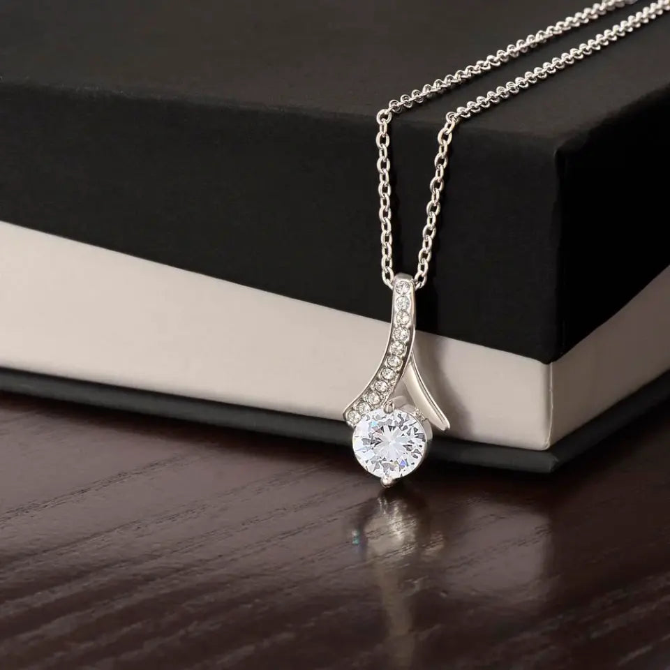 Mom & Son Message from Son to Mommy Necklace Gift for Mother's Day Birthday