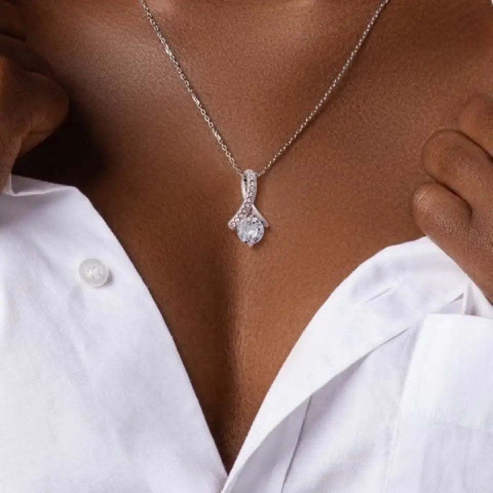 Mom & Son Message from Son to Mommy Necklace Gift for Mother's Day Birthday