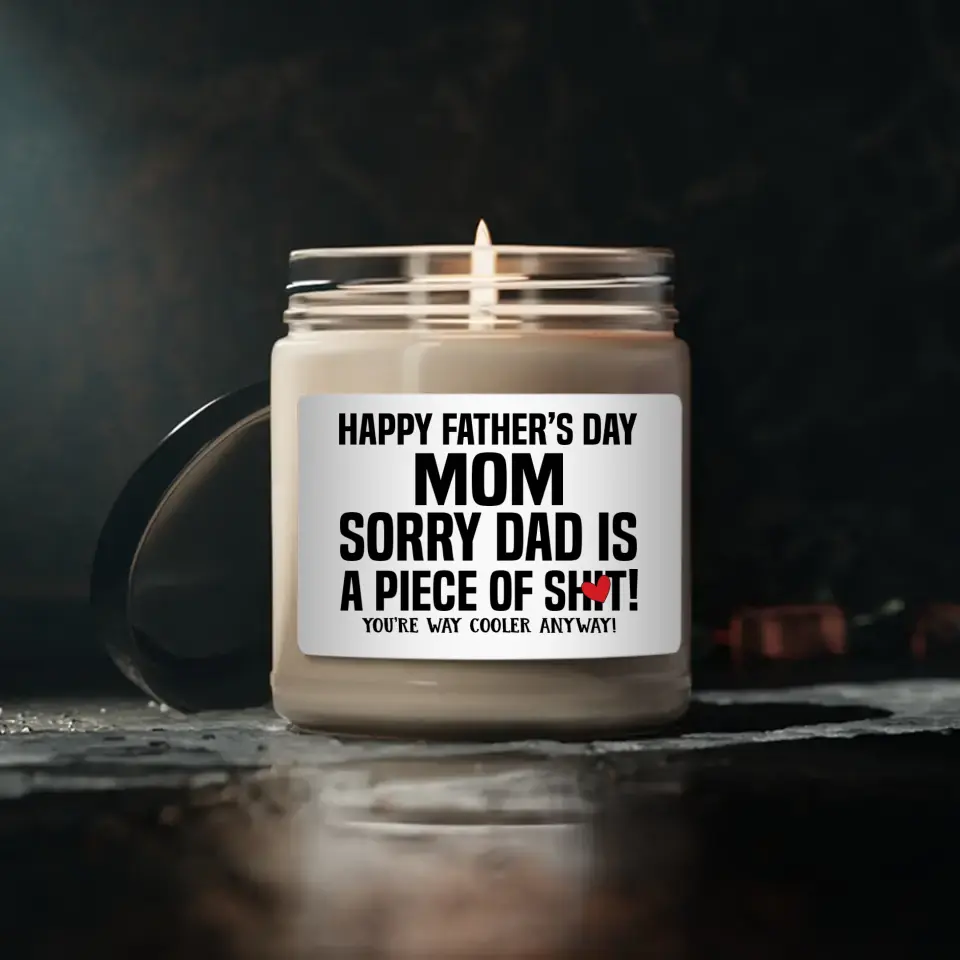 Cool Single Mom Gift Funny Saying Candle 9oz Soy Scented Candle