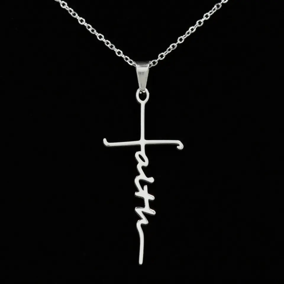To My Sister In Christ Personalized Silver Jewellery