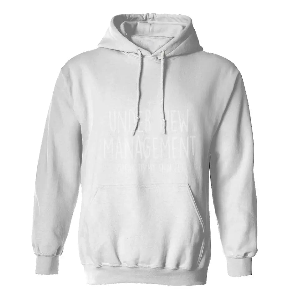 Under New Management Speak To My Fiancée Wedding Shirt